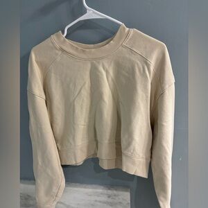 nuuds Cream Long Sleeve Sweatshirt